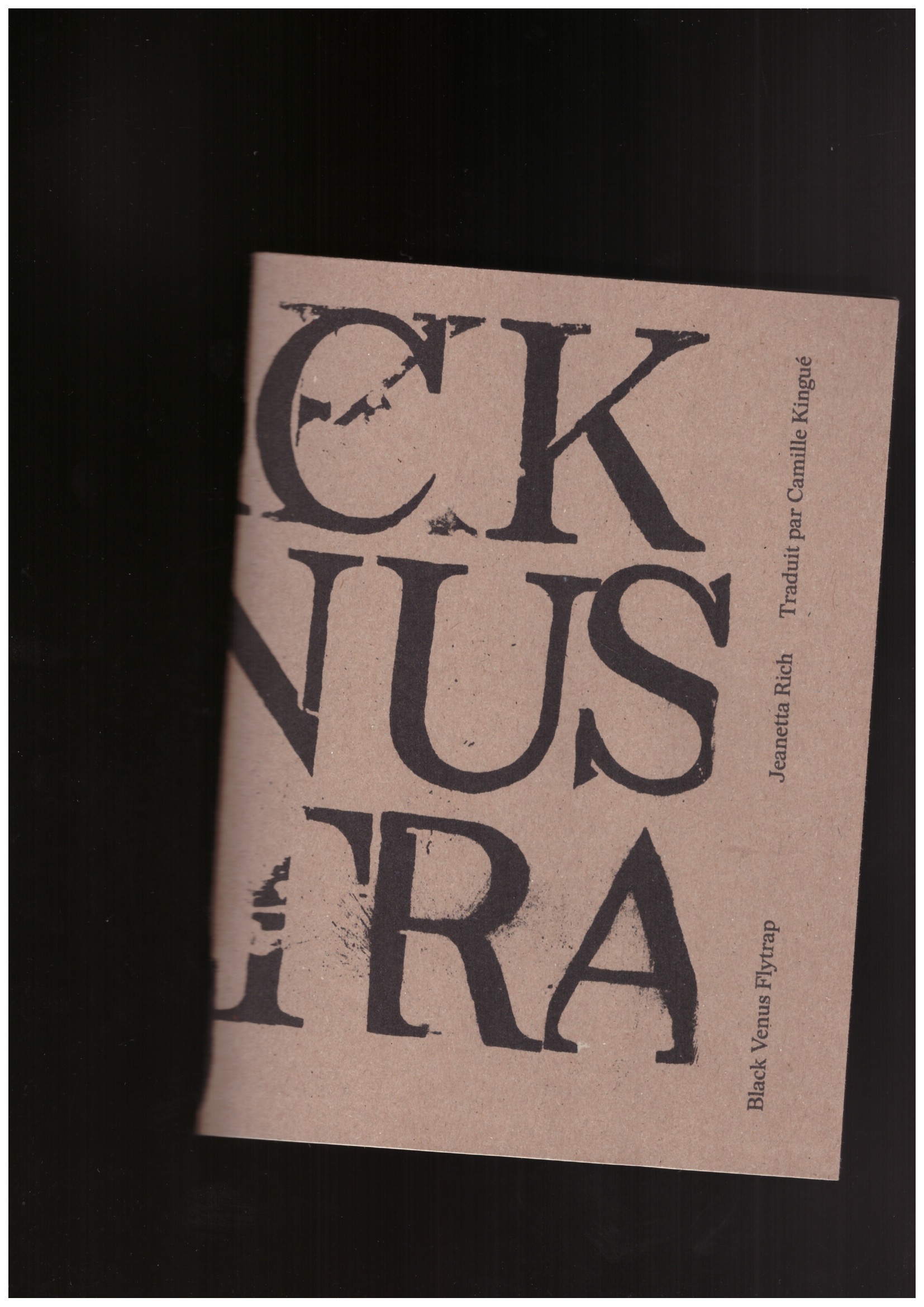 RICH, Jeanneta - Black Venus Flytrap [fr]